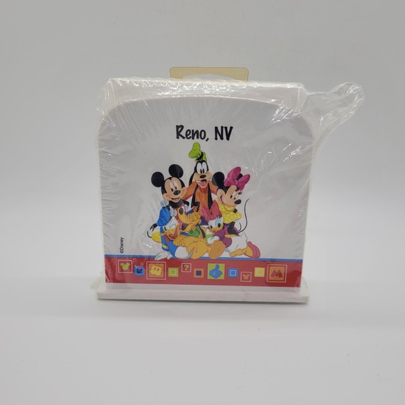 Disney Other - Disney Mickey Mouse Friends Reno NV Notepad Holder Souvenir New Sealed